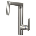 MAJSJÖN Kitchen mixer tap pull out w spray, stainless steel colour