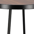 Coffee Table Tamsai 60cm, walnut/black