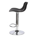 Bar Stool Inge, black/chrome