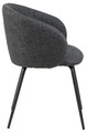Upholstered Chair Eleanor, dark grey