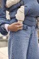 BABYBJORN Baby Carrier Harmony, Woven, Blue mélange, 0-3y