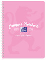 Spiral Notebook Squared A4 80 Pages Oxford Campus Pastel 1pc, assorted colours
