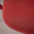 SMÖRKULL Office chair with armrests, Gräsnäs red