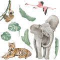 Wall Sticker Set - Safari Animals I