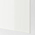 FÄRVIK 4 panels for sliding door frame, white glass, 100x236 cm