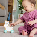 Fisher-Price Wooden Push-Along Bunny Toy Vehicle JDM52 6m+