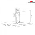 VESA 75x75, 100x100 Keyboard Holder