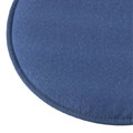 Seat Cushion Chair Pad Cocos, in-/outdoor, round, blue