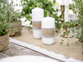 Jute Ribbon with Lace 50mm/5m