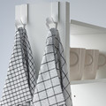 NORBERG / FRANKLIN Table and 2 chairs, white/black