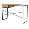 Desk Oxford with Drawer, oak/black