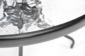 Elegant Outdoor Table with 2 Chairs, Duo 80 cm, grey