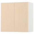 SMÅSTAD Wall cabinet, white birch, with 1 shelf, 60x30x60 cm