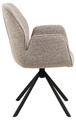 Swivel Chair Aura with Armrests Aura, beige