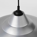 TRETTIOEN Pendant lamp, aluminium-colour, 38 cm