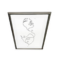 GoodHome Picture Frame Blanton 50 x 70 cm, antique silver