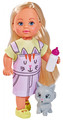 Evi Love Doll with Kitty 1pc, assorted models, 3+