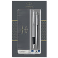 Parker Gift Set Jotter Steel CT - Fountain Pen & Ballpoint Pen