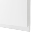 VOXTORP 2-p door f corner base cabinet set, left-hand matt white white, 25x80 cm