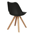 Dining Chair Norden Star Square, natural/black