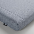 FYRESDAL Day-bed with 2 mattresses, black/Ågotnes firm, 80x200 cm