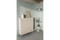 High Cabinet Sideboard with 2 Doors & 2 Drawers Desin 120, cashmere/nagano oak