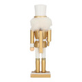 Nutcracker Christmas Decoration William 2 25cm, white