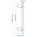 STJÄRNHOV Handle, chrome-plated, 126 mm