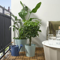 VITLÖK Plant pot, in/outdoor/turquoise, 24 cm