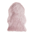 GoodHome Rug Faux Fur 60 x 90 cm, pink