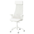 JÄRVFJÄLLET Office chair with armrests, Grann white