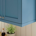 LERHYTTAN Deco strip, contoured edge, blue, 221 cm