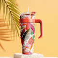 Thermal Mug Miami Tropical, orange
