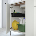 UPPDATERA Box with slider, anthracite, 50x15x12 cm