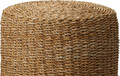 Pouffe Soncey, round, natural