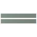 NICKEBO Drawer front, matt grey-green, 80x10 cm