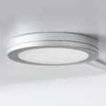 MITTLED LED spotlight, dimmable aluminium-colour