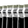 BENGTA Block-out curtain, 1 piece, green/with heading tape, 210x300 cm