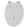 GoodHome Soft-close Toilet Seat Pilica, MDF, marble-pattern