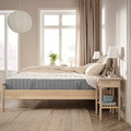 VALEVÅG Pocket sprung mattress, extra firm/light blue, 120x200 cm