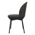 Upholstered Chair Cloe, dark grey