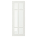 STENSUND Glass door, white, 30x80 cm