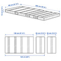 ÖMSINT Pocket spring mattress for ext bed, 80x200 cm