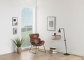 Armchair Cazar Vintage, faux leather, brown