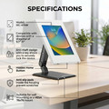 MacLean Wall Mount Tablet Hanger MC-474W