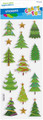 Christmas Stickers Christmas Trees/Stars 14pcs
