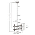 MacLean Universal TV Monitor Celling Mounting MC-803