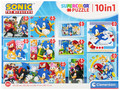 Clementoni Children's Puzzle Sonic the Hedgehog 10in1 4+
