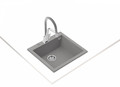Teka Inset Tegranite Inset Sink One Bowl Forsquare 50.40 TG, grey
