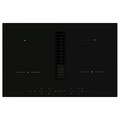 TÄCKNAN Ind hob/int extractor w recirc kit, IKEA 300/black